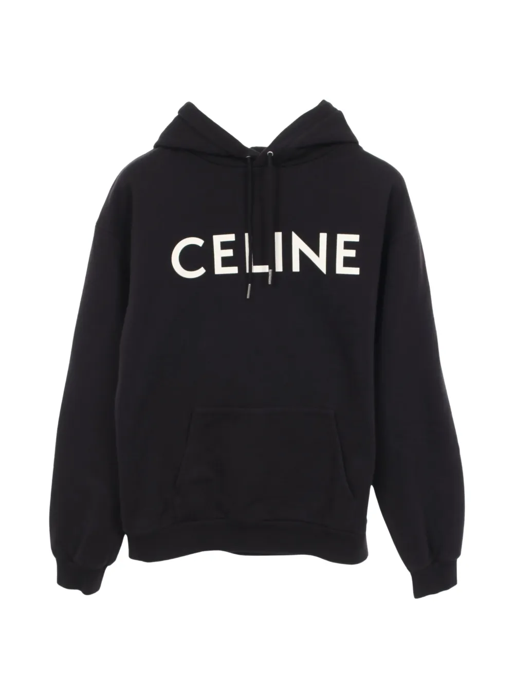 Celine Pre-Owned Felpa con logo e cappuccio anni 2010 - Nero