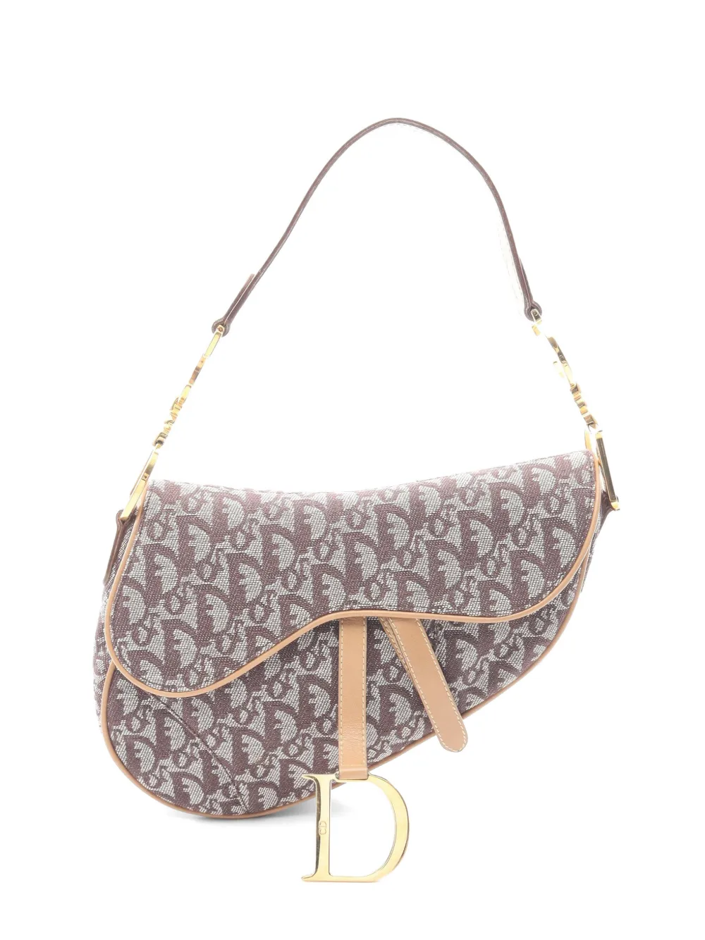 Christian Dior Pre-Owned Saddle Trotter shoulder bag - Brown