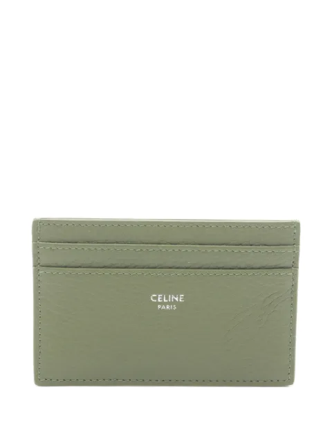 Celine Pre-Owned 2020 leather card holder