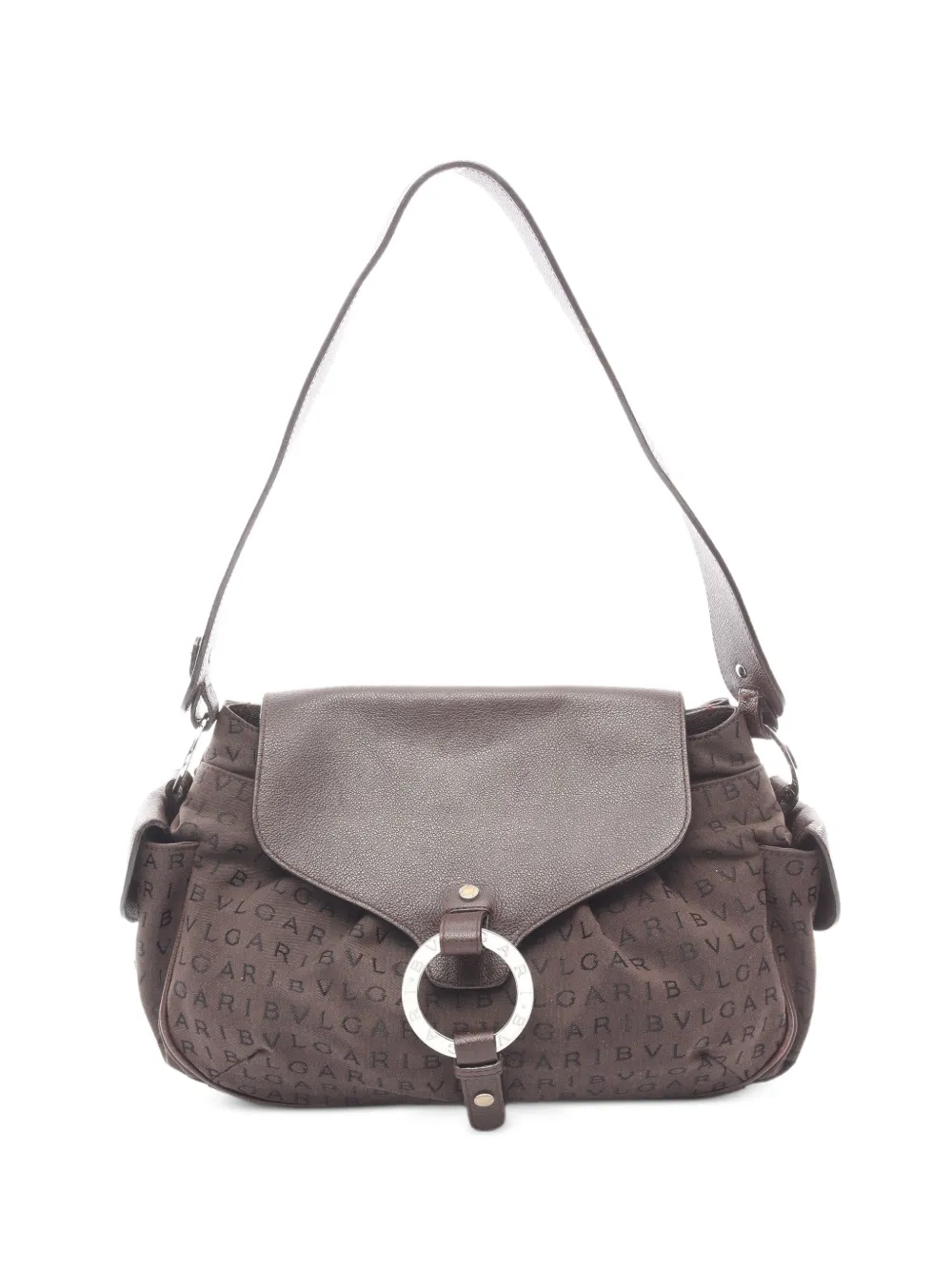 Bvlgari Pre-Owned 2010s Logomania shoulder bag - Brown
