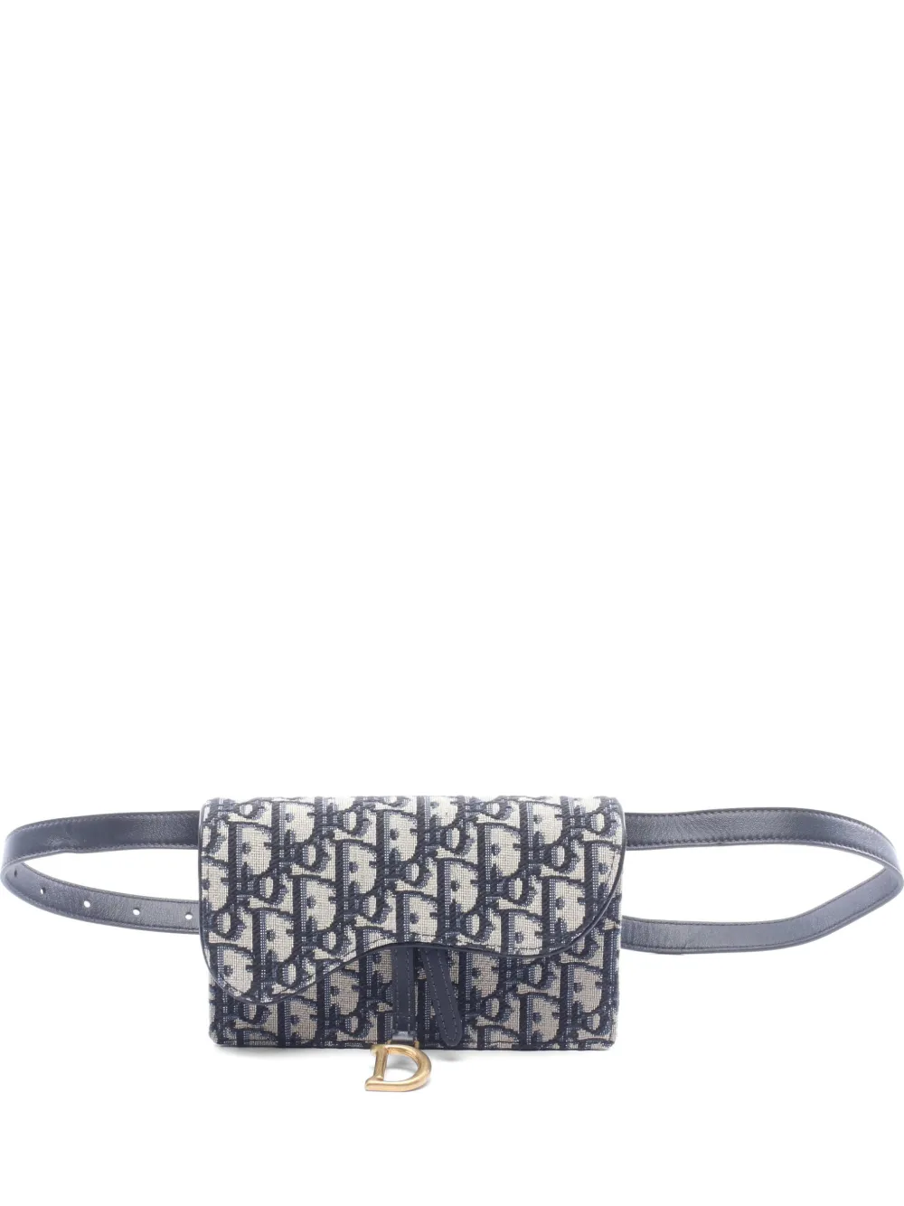 Christian Dior Pre-Owned 2010s Saddle Oblique belt bag - Blu