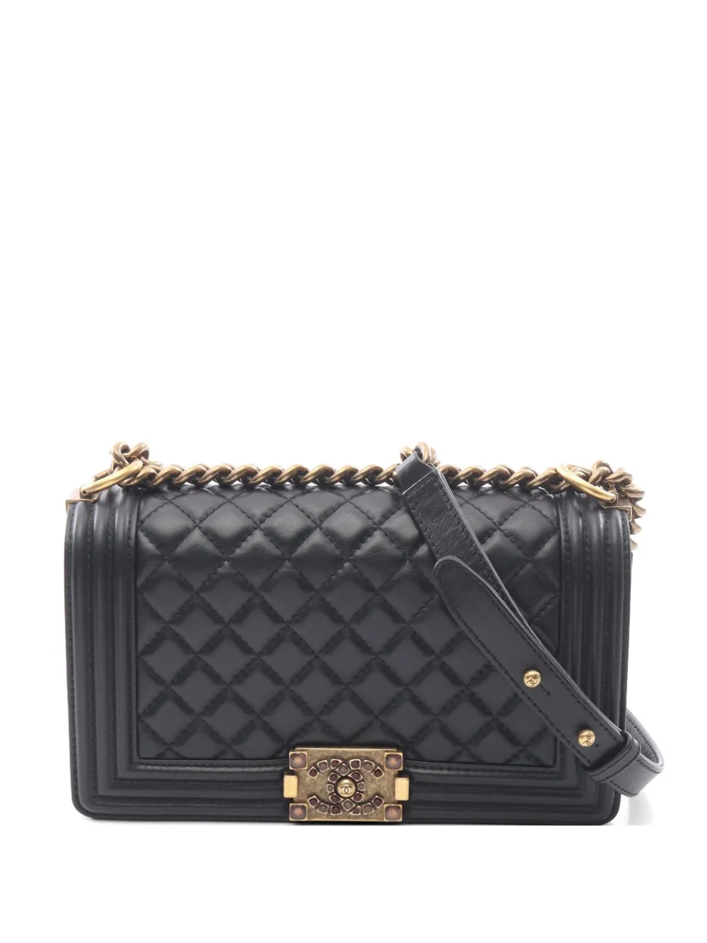 CHANEL Pre-Owned 2020-2021 Boy Chanel shoulder bag - Schwarz