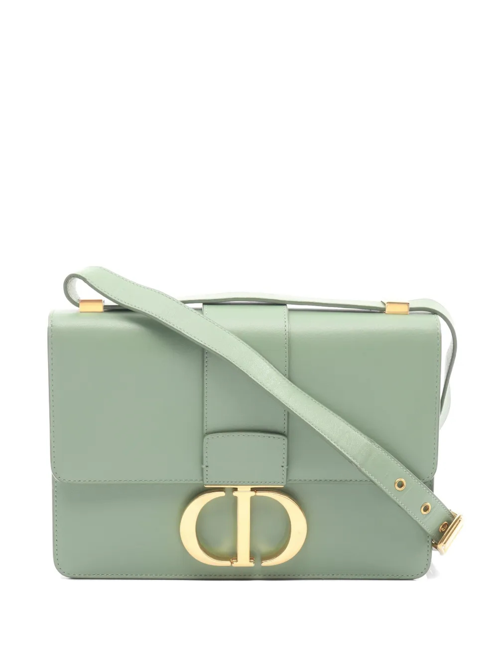 Christian Dior Pre-Owned 2010s 30 Montaigne leather shoulder bag - Verde