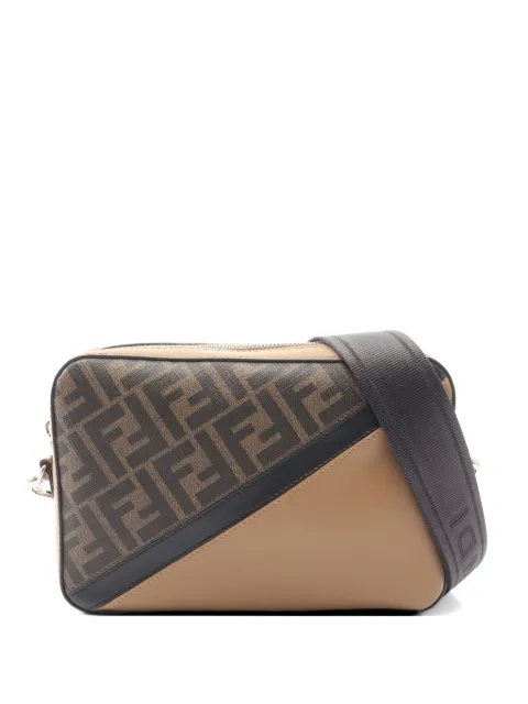 Fendi Pre-Owned 2010s Zucca Diagonal camera shoulder bag