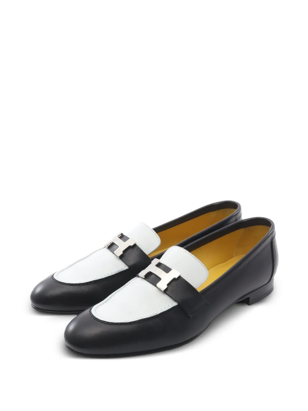 Hermès Pre-Owned 2010s Paris leather loafers - Schwarz