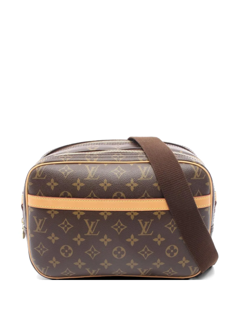 Louis Vuitton Pre-Owned 2010 Monogram Reporter PM shoulder bag - Braun