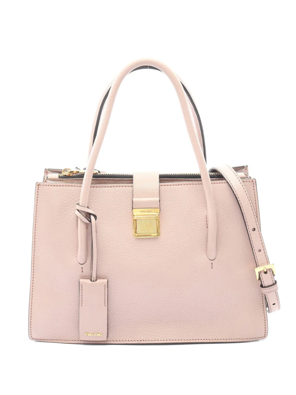 Miu Miu Pre-Owned 2010s Madras handbag - Rosa