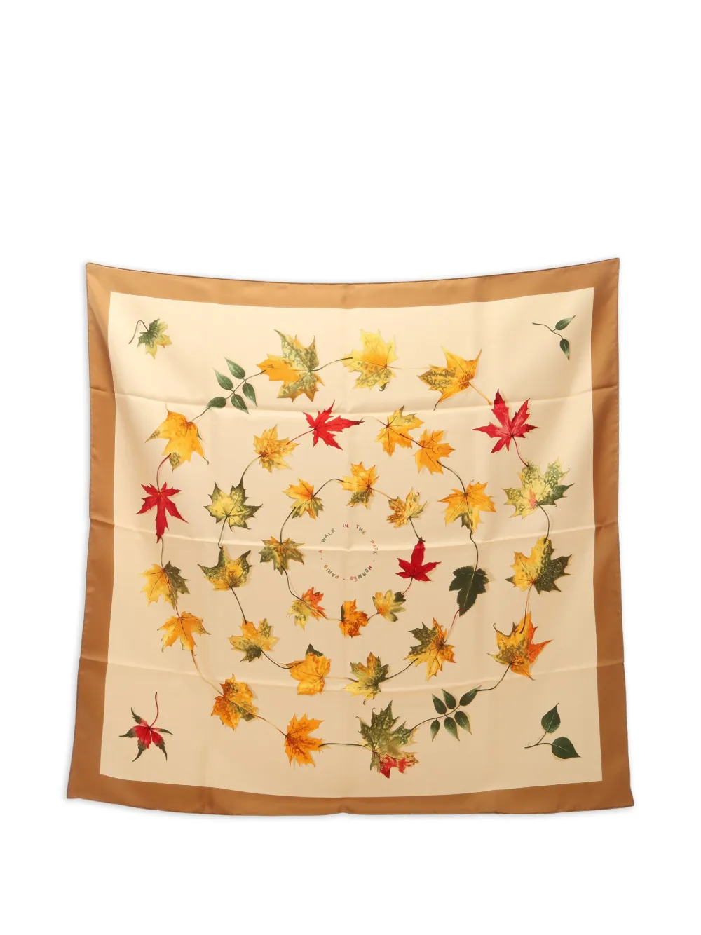 Hermès Pre-Owned 2010s Carré 90 A Walk in the Park scarf - Toni neutri