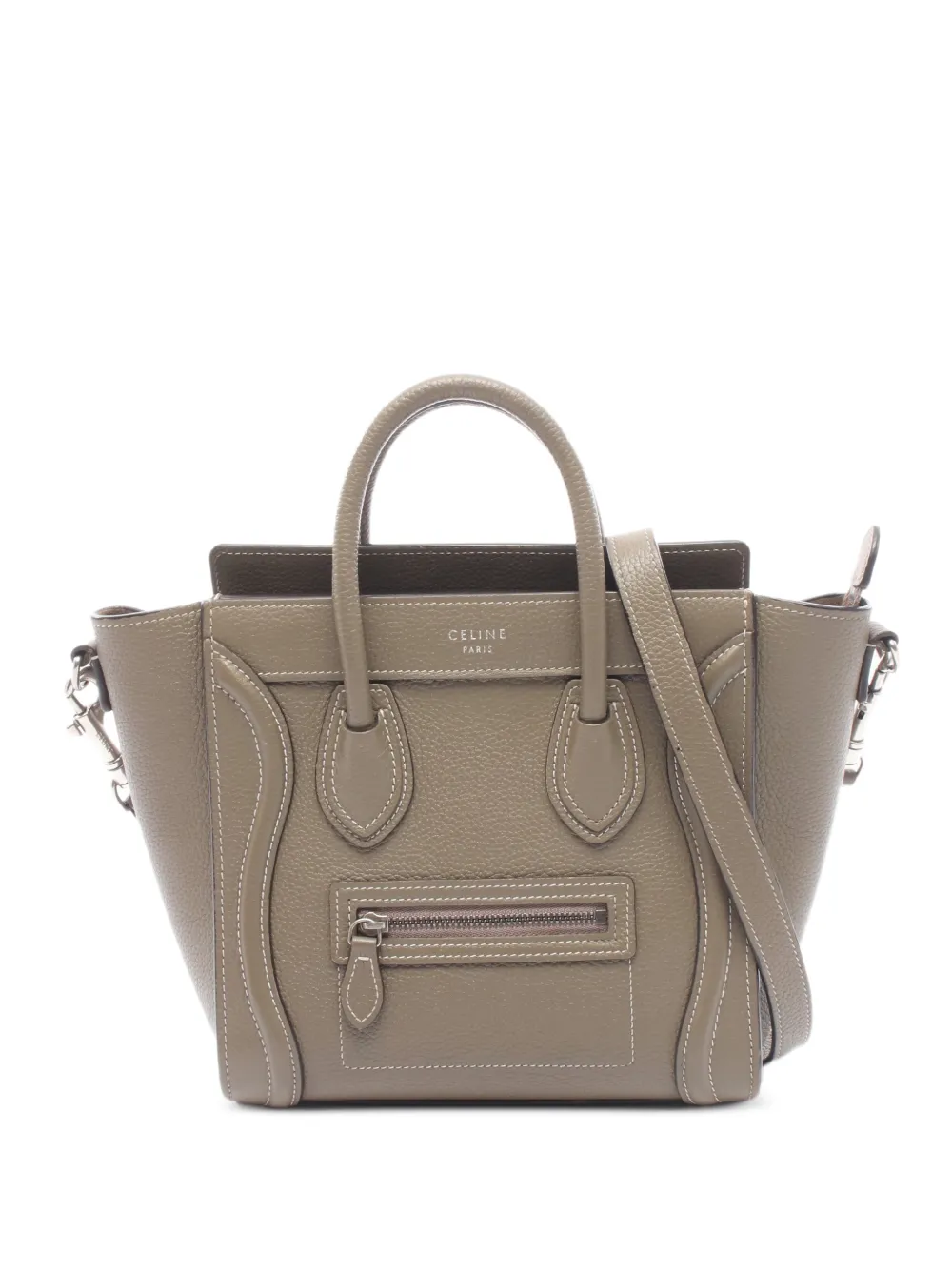 Celine Pre-Owned 2010s Luggage Nano handbag - Grigio