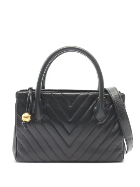 CHANEL Pre-Owned 1991-1994 Chevron V-stitch tote bag