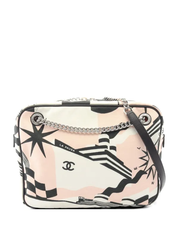 Chanel Pre-owned 2018-2019 La Pausa Chain Shoulder Bag in Pink