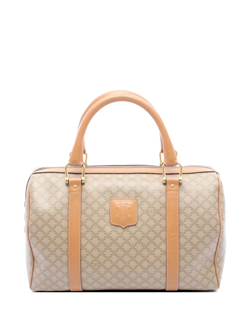 Celine Pre-Owned 2000s mini Macadam Boston tote bag - Toni neutri