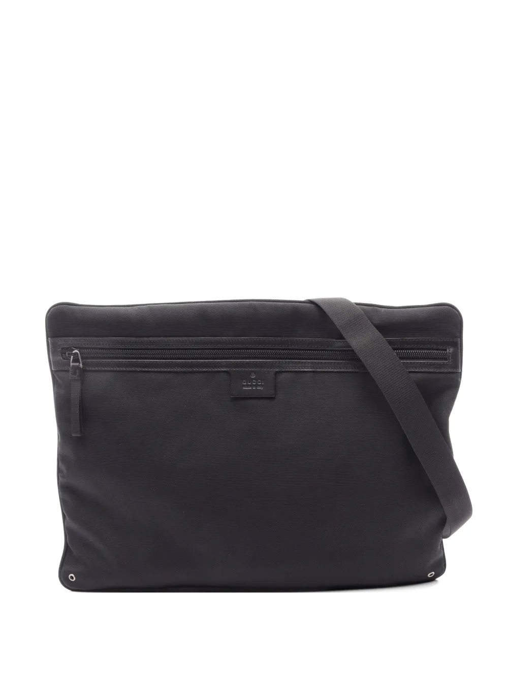 Gucci Pre-Owned 2010s canvas shoulder bag - Nero