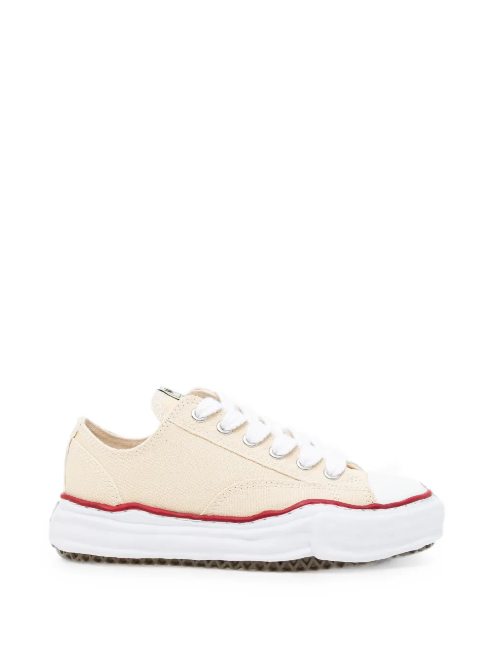 Maison MIHARA YASUHIRO Gerafelde sneakers Beige