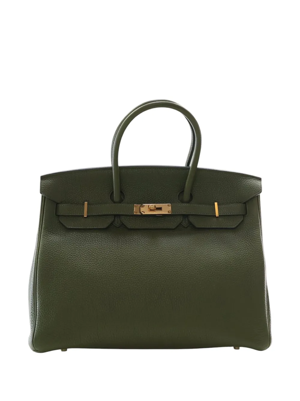Hermès Pre-Owned 2013 Togo Birkin Retourne 35 handbag - Verde