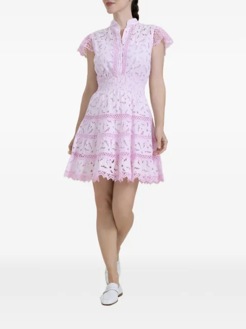 Temptation Positano Liri broderie-anglaise mini dress