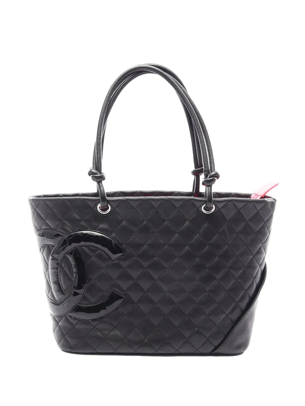 CHANEL Pre-Owned 2006-2008 Large Cambon Ligne tote bag - Nero