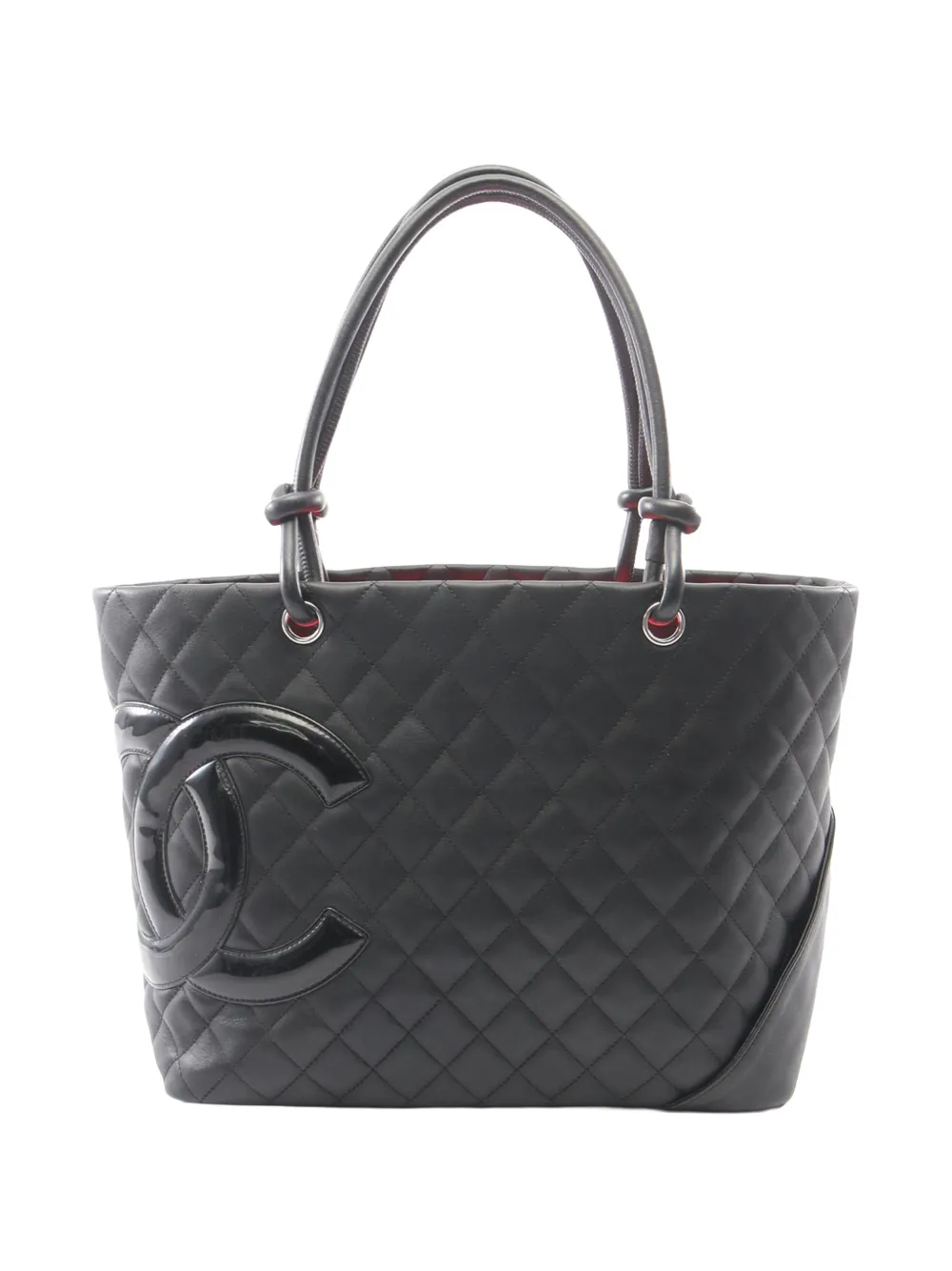 CHANEL Pre-Owned 2011 Large Quilted Calfskin Cambon Ligne tote bag - Nero