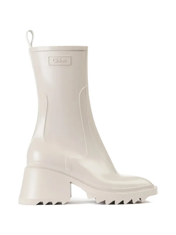 Chloé Betty Rain Boots in Neutrals
