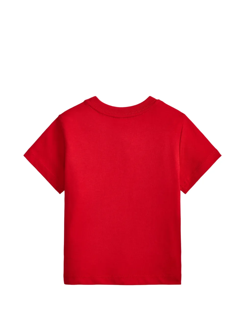 POLO RALPH LAUREN KIDS Polo Bear cotton jersey T-shirt Rood