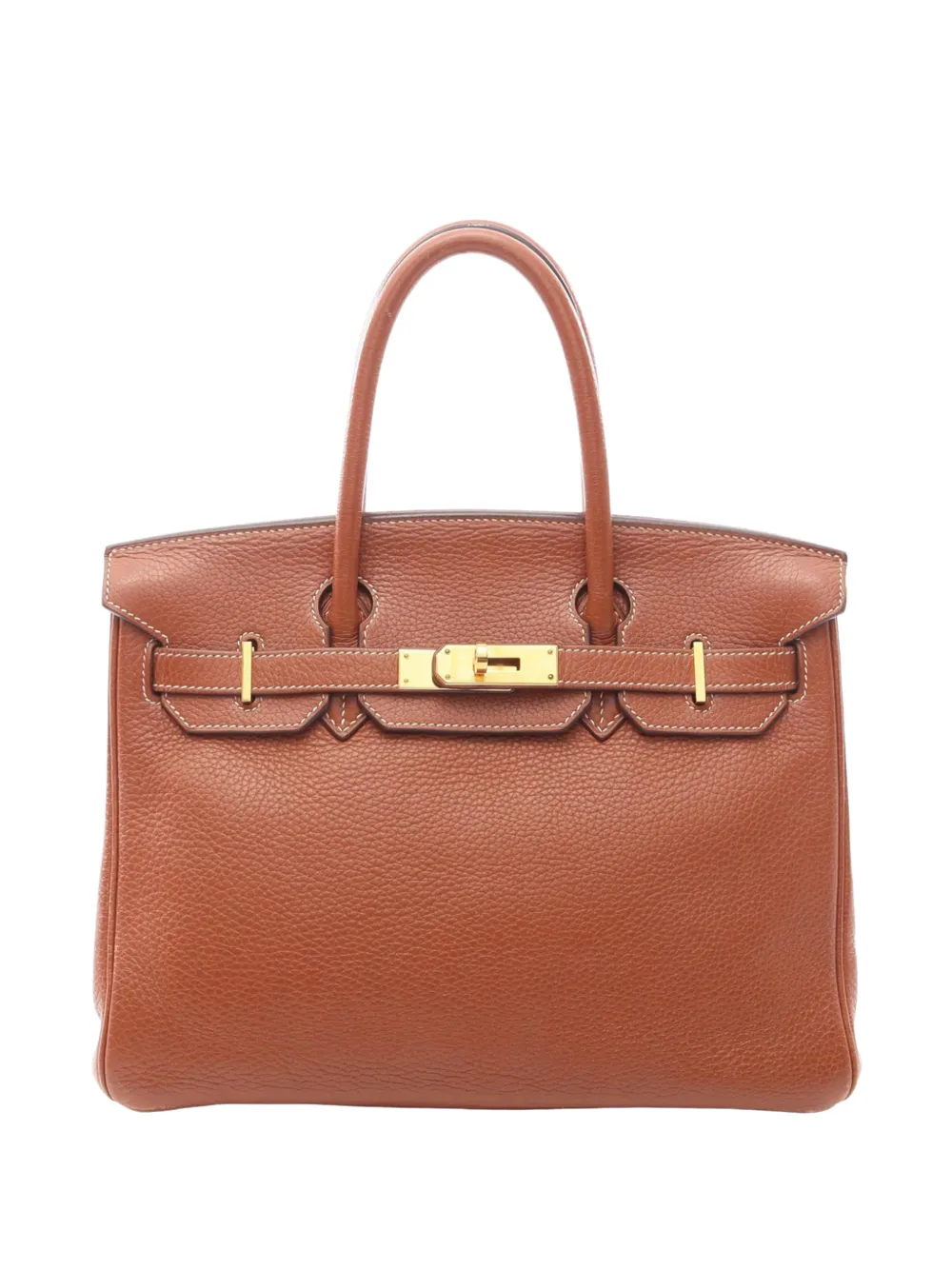 Hermès Pre-Owned 2005 Clemence Birkin Retourne 30 handbag - Marrone