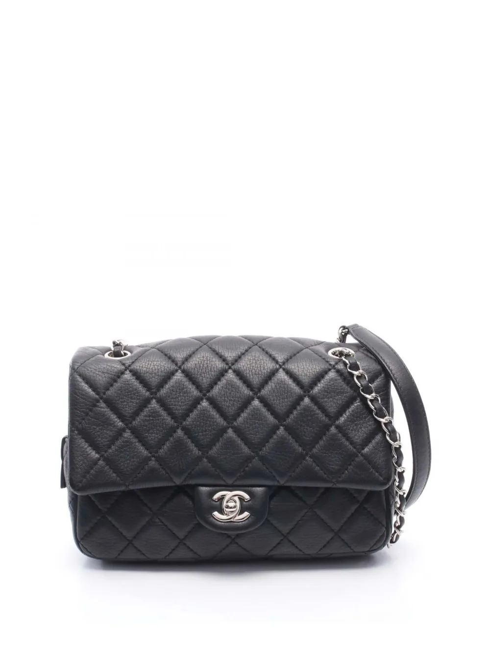 CHANEL Pre-Owned 2015-2016 Quilted Leather Rectangle Bag shoulder bag - Nero