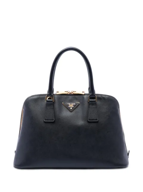 Prada Pre-Owned bolso satchel Lux Promenade mediano de piel safiano 2010-2026