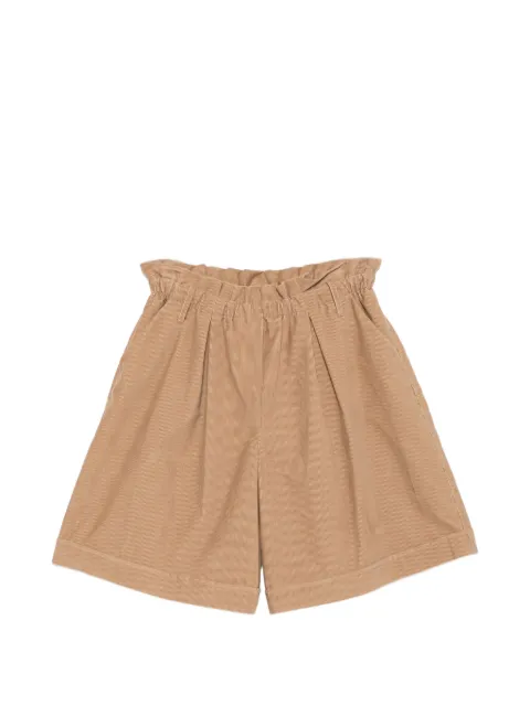 Moncler Enfant pleated corduroy shorts