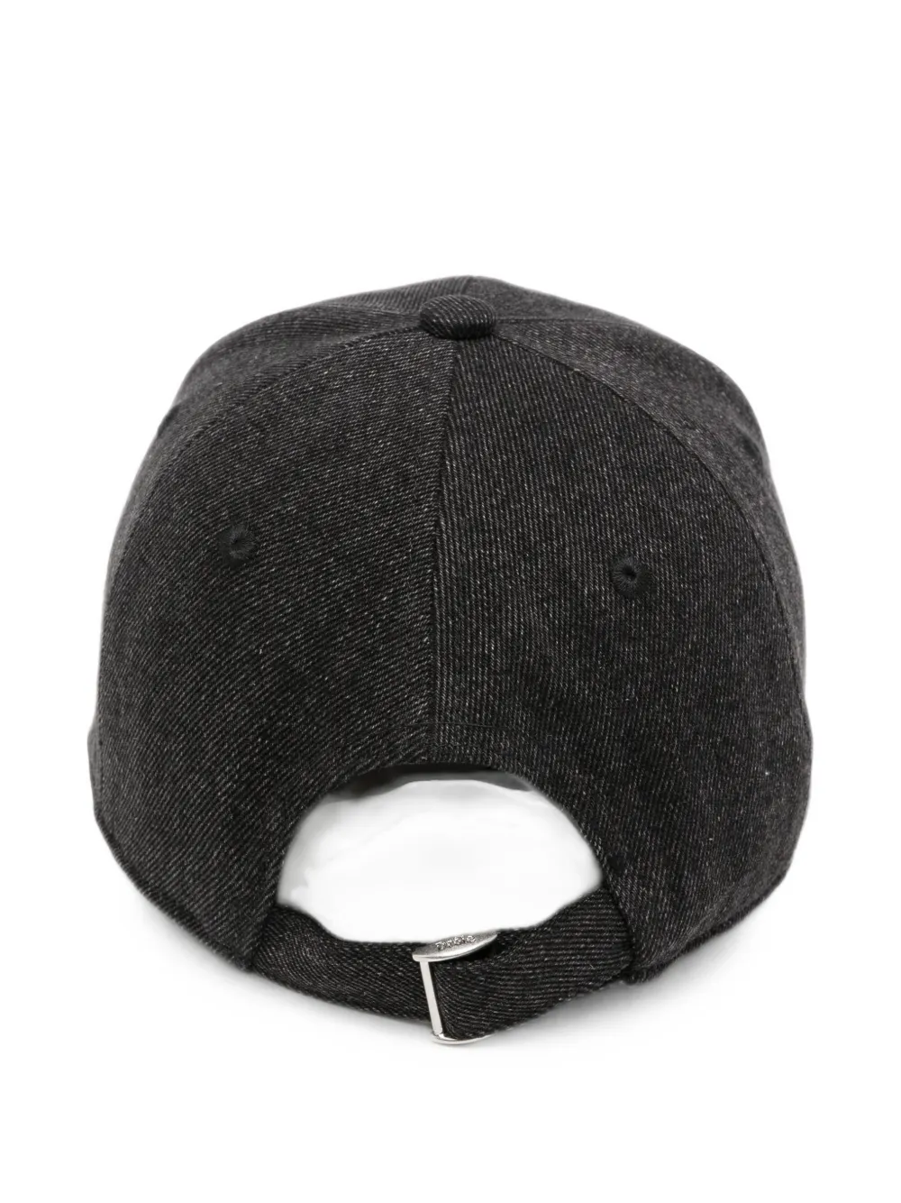 Drôle De Monsieur Honkbalpet met geborduurd detail Zwart
