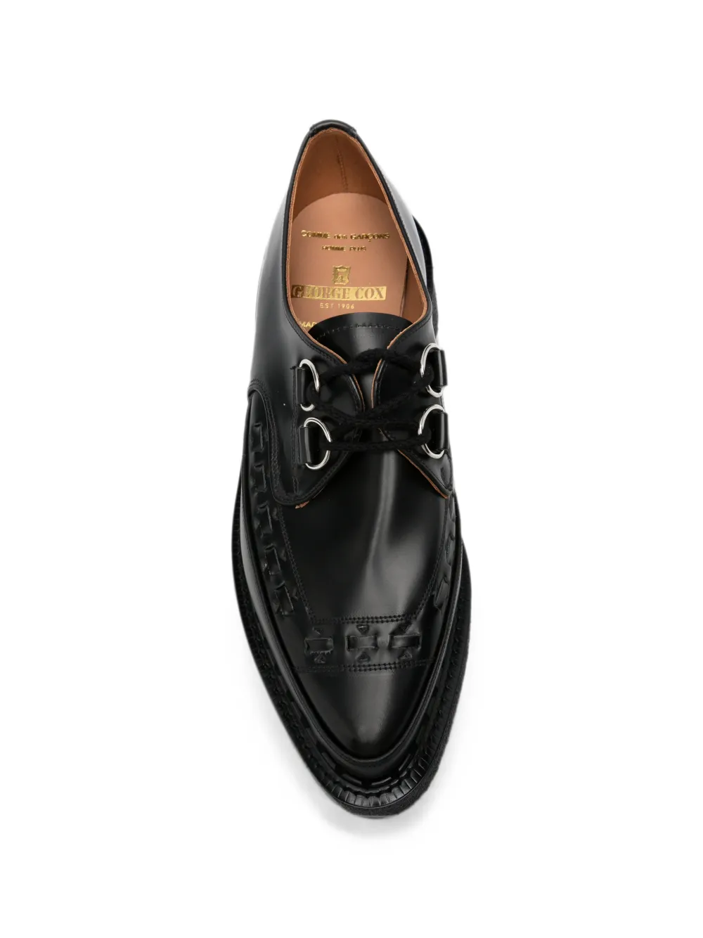 Comme des Garçons Homme Plus x George Cox Gibson derby shoes Zwart