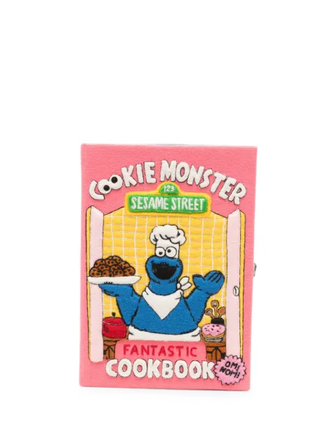 Olympia Le-Tan Cookie Monster book-shaped clutch bag