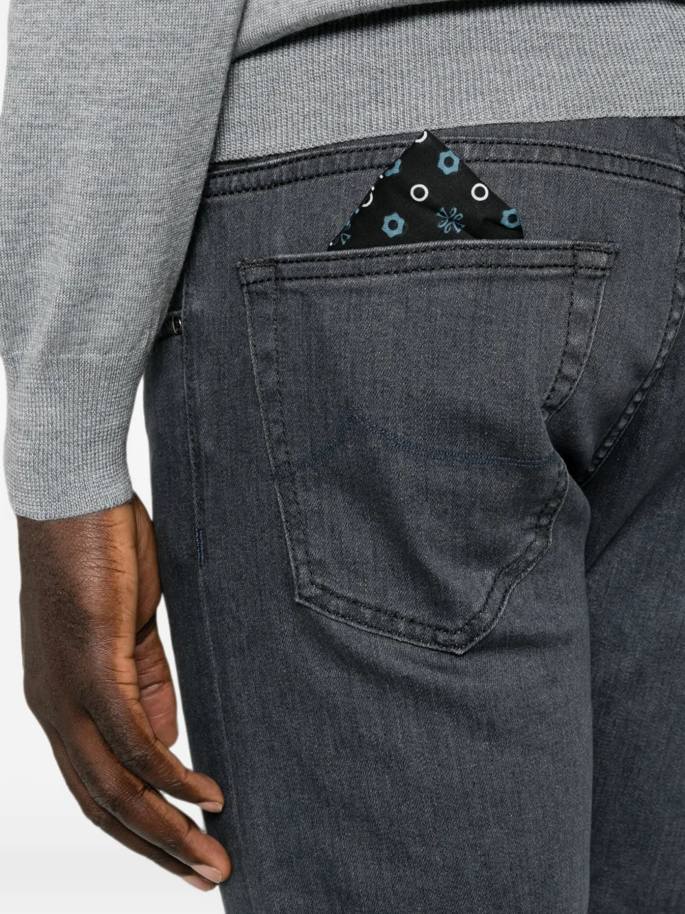 Jacob Cohën Straight jeans Grijs