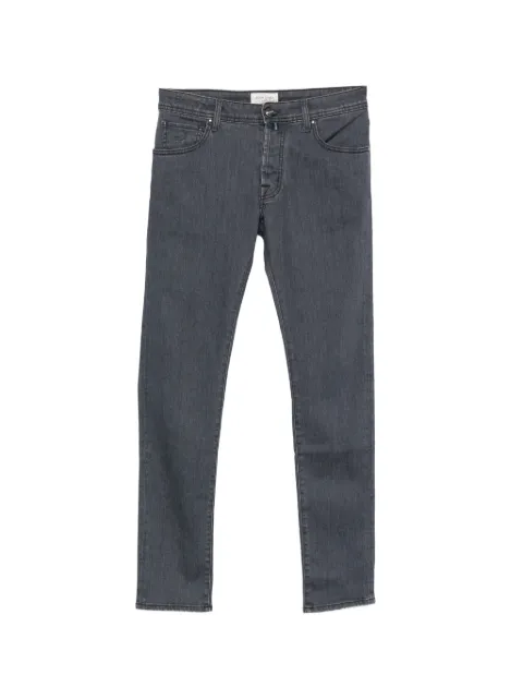 Jacob Cohën logo-patch straight-leg jeans