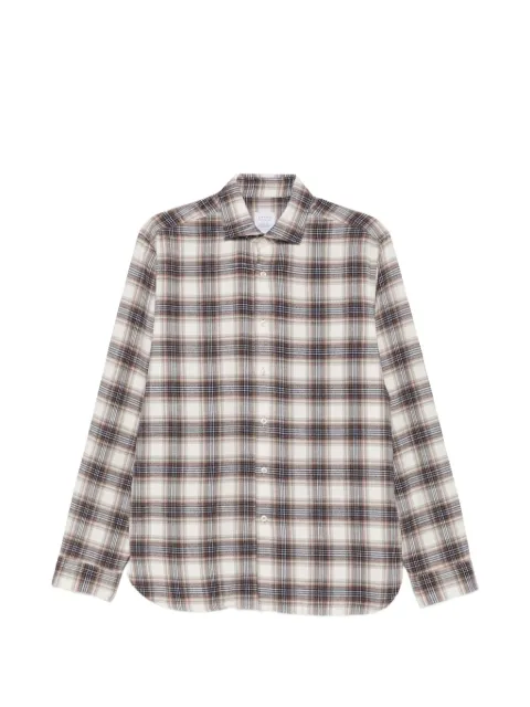 Xacus camisa Legacy de algodón con motivo de cuadros