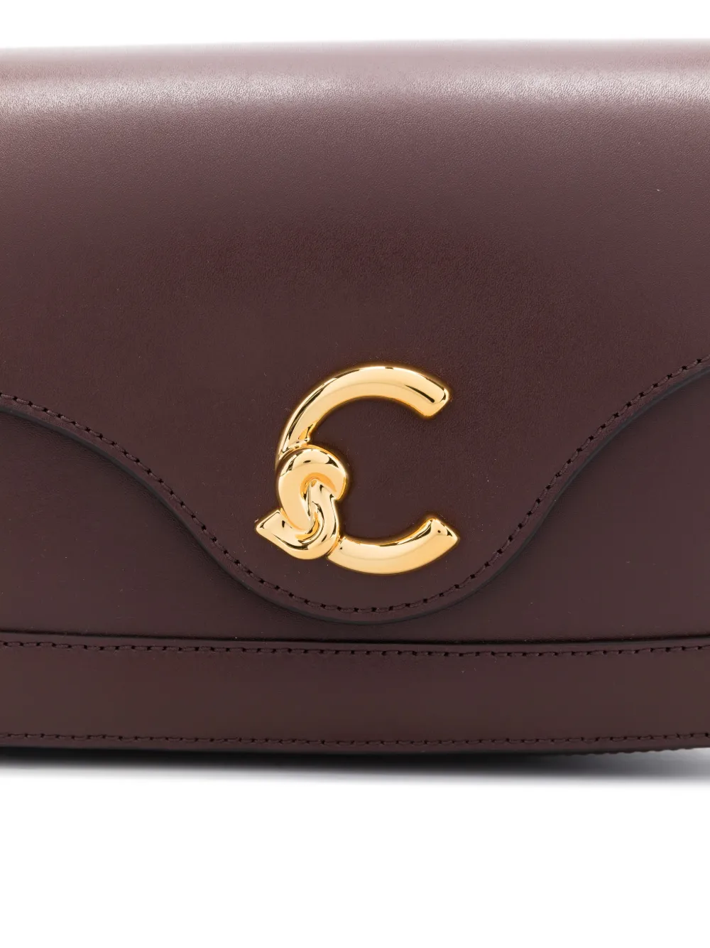 Coccinelle Schoudertas met logoplakkaat Rood