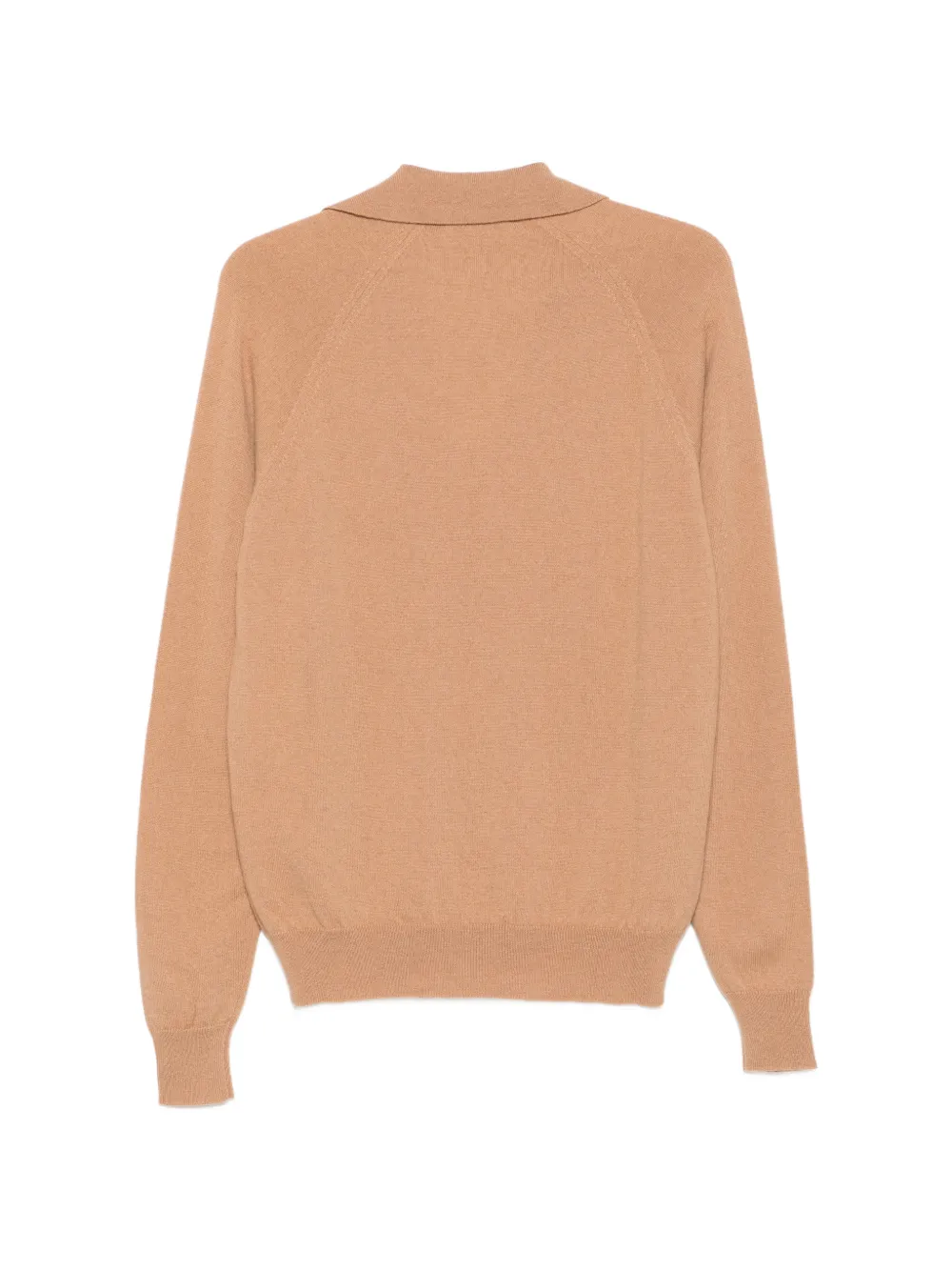 Lardini Trui met contrasterende afwerking en raglan mouwen Beige