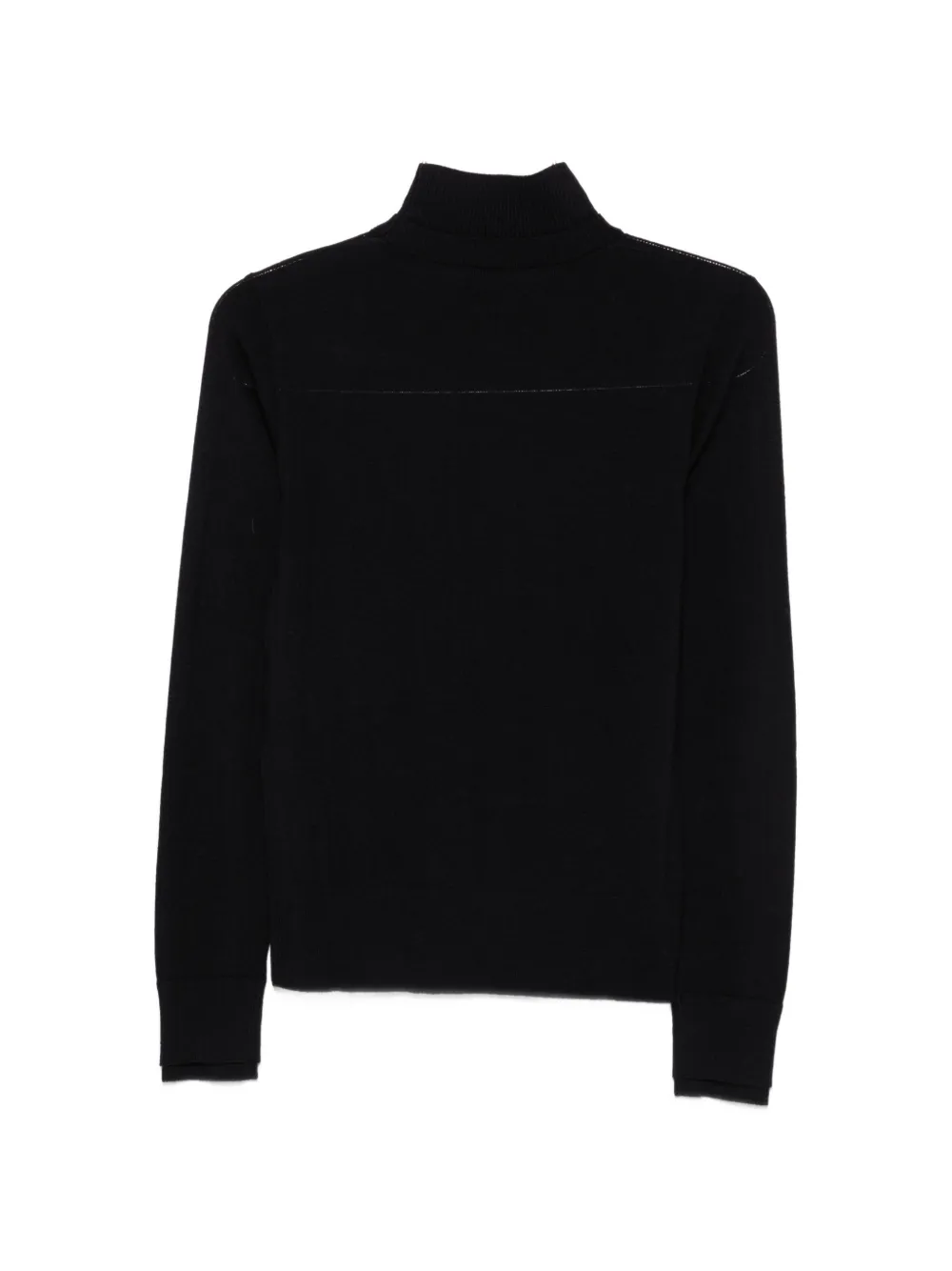 Seventy Fijngebreide trui met hoge hals Blauw