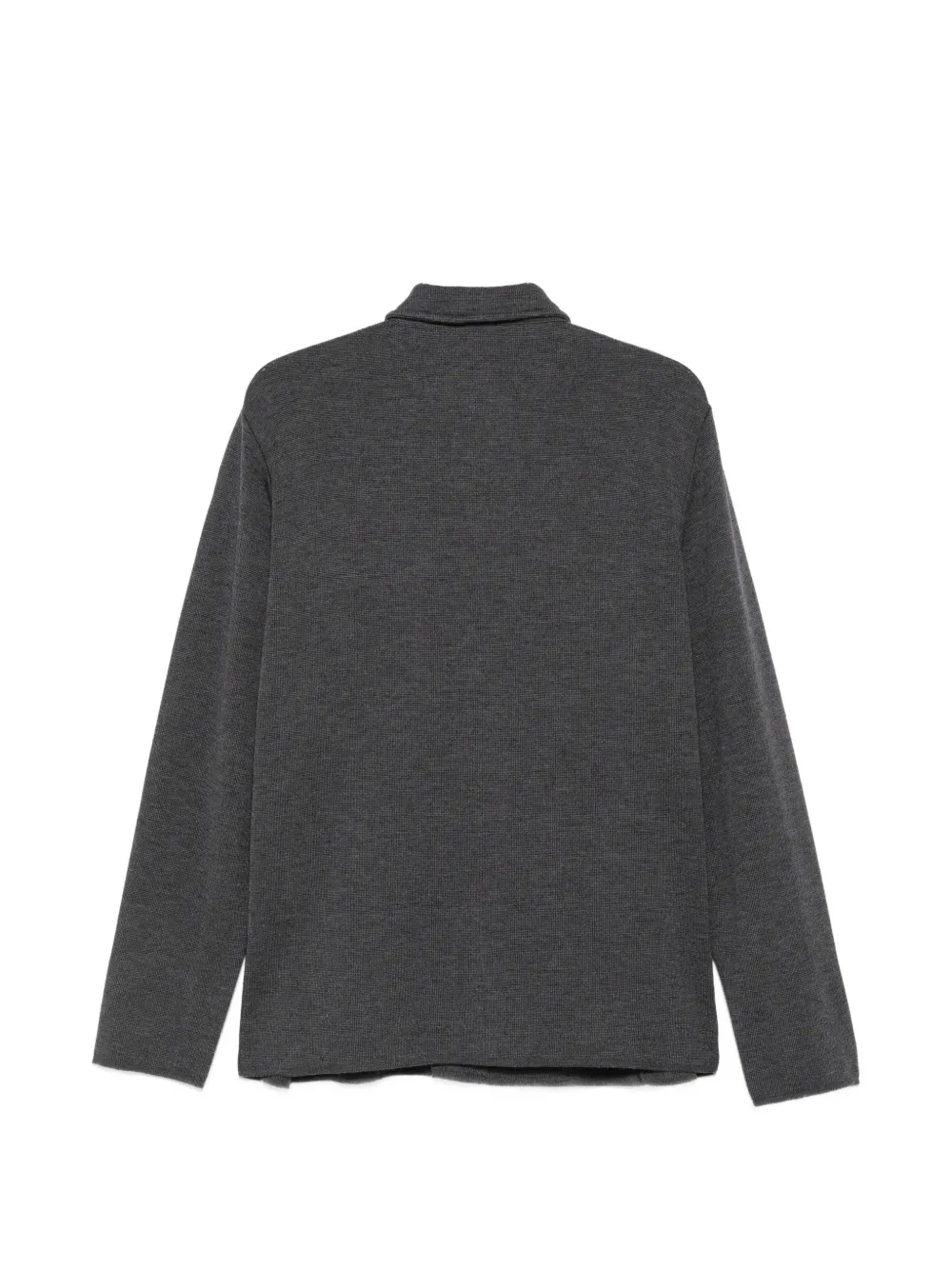 Lardini Button-up vest met klepzak Grijs