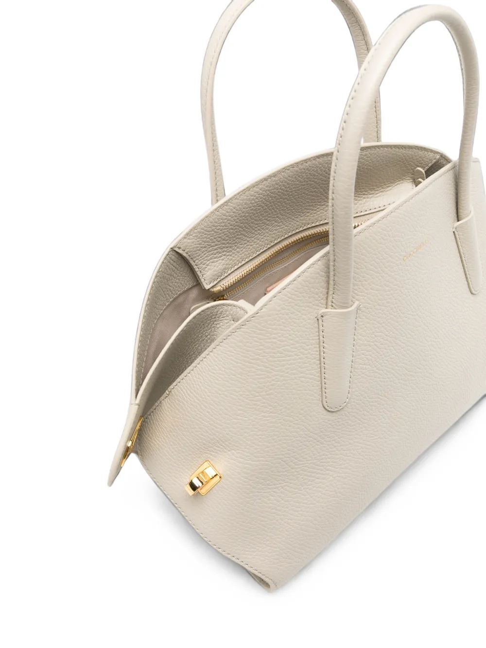 Coccinelle Leren schoudertas Beige