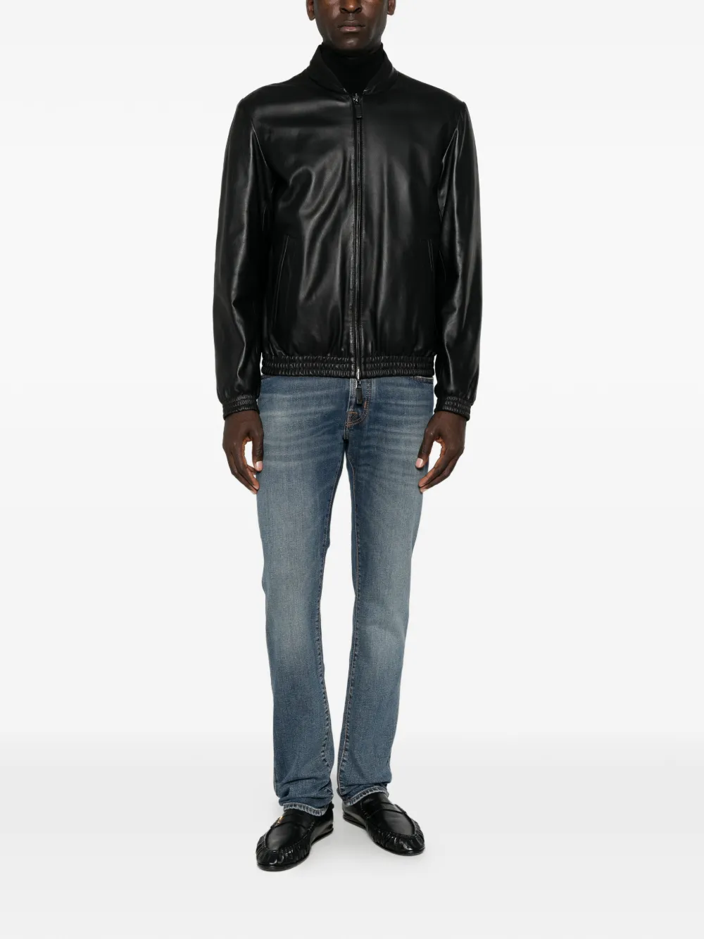 Jacob Cohën Straight jeans met vervaagd effect Blauw