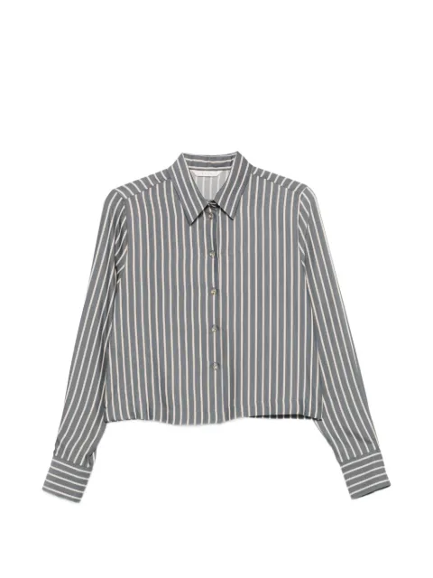 Xacus vertical-stripe shirt