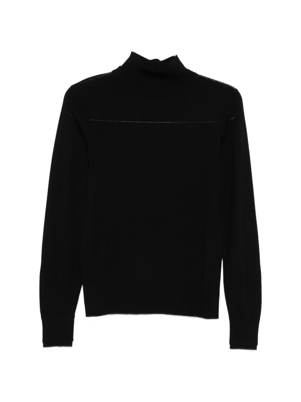 Seventy high-neck wool sweater - Schwarz