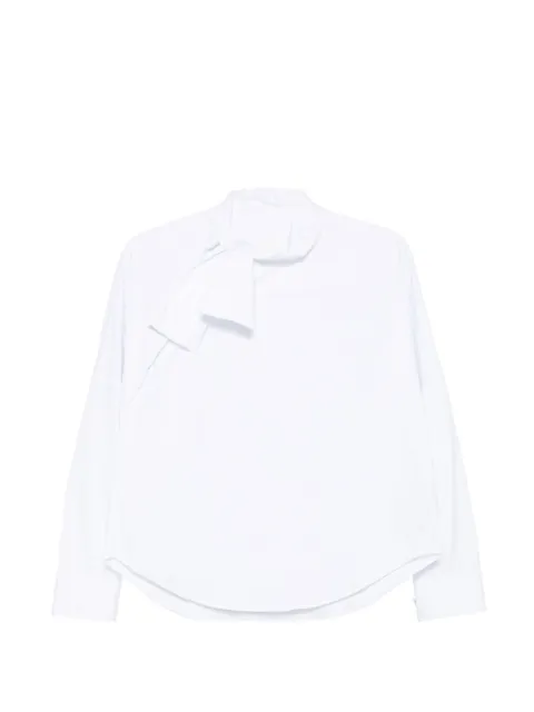 Xacus pussy-bow long-sleeve shirt