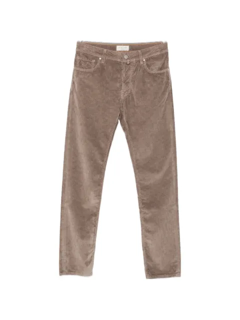 Jacob Cohën corduroy-effect straight-leg trousers