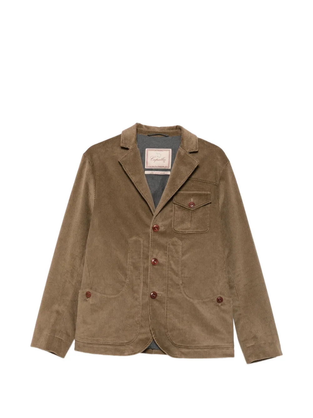 CAPALBIO Maremmana corduroy jacket - Toni neutri