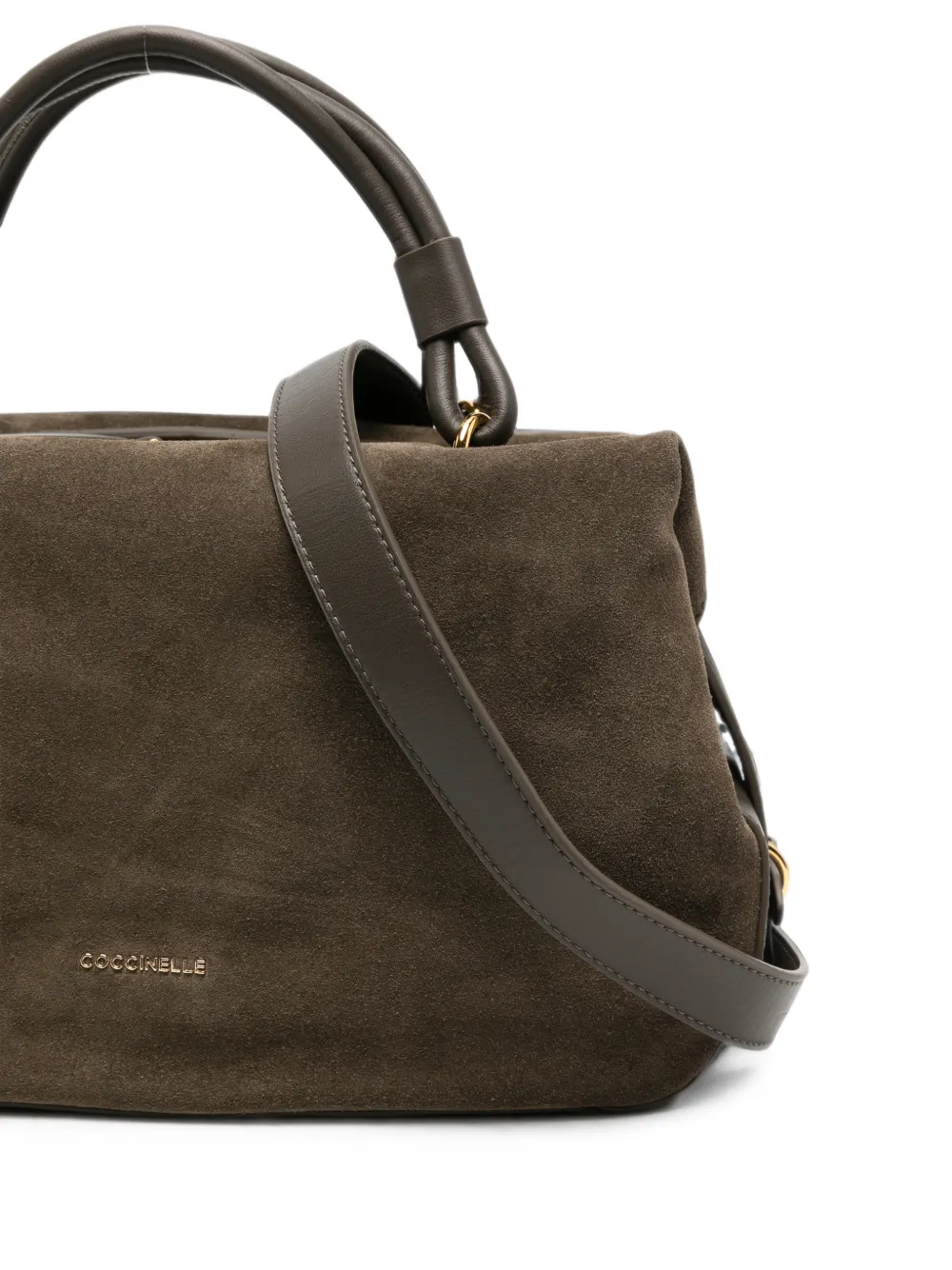 Coccinelle Leren shopper Bruin