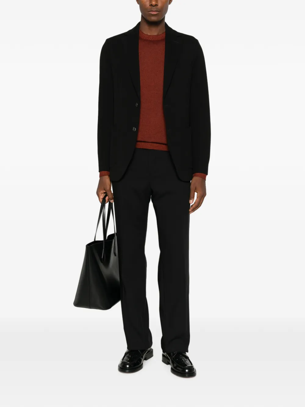 Fay Sweater met ronde hals Rood