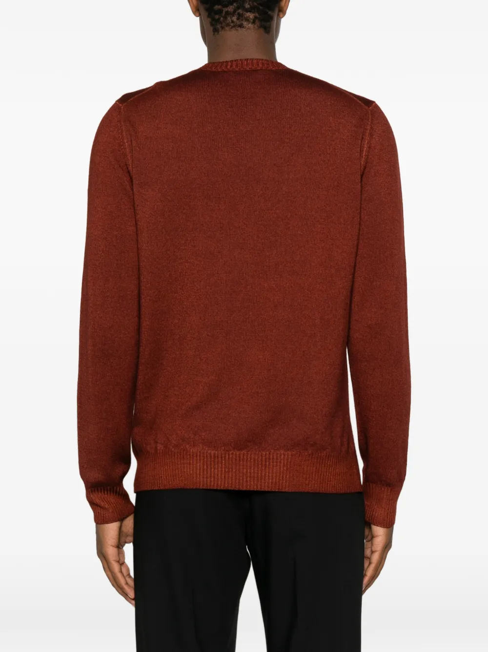 Fay Sweater met ronde hals Rood