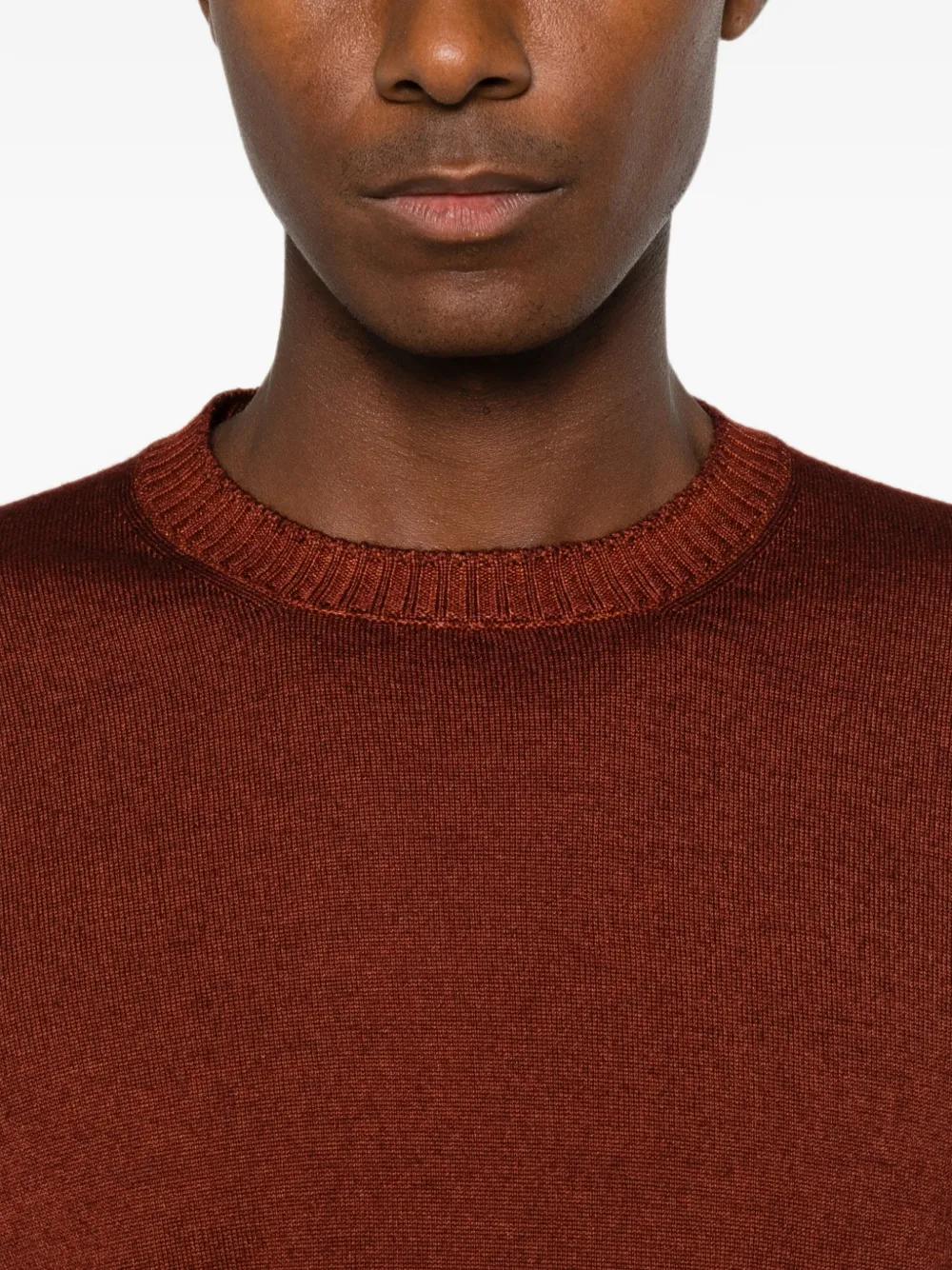 Fay Sweater met ronde hals Rood