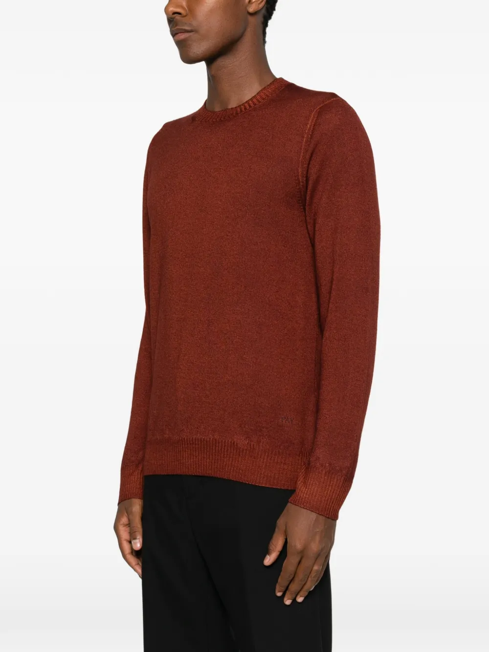 Fay Sweater met ronde hals Rood